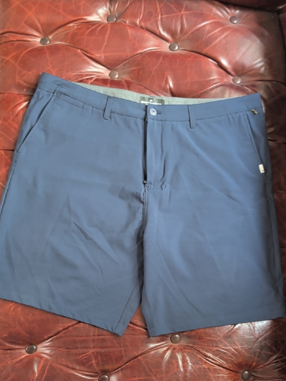 Quiksilver Men's Navy Blue Amphibian Hybrid 4-way Stretch Shorts